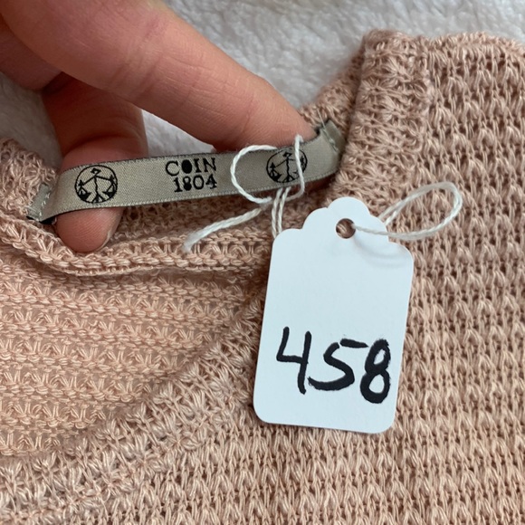 EUC COIN 1804 SIZE XL WAFFLE SWEATER - Picture 1 of 7